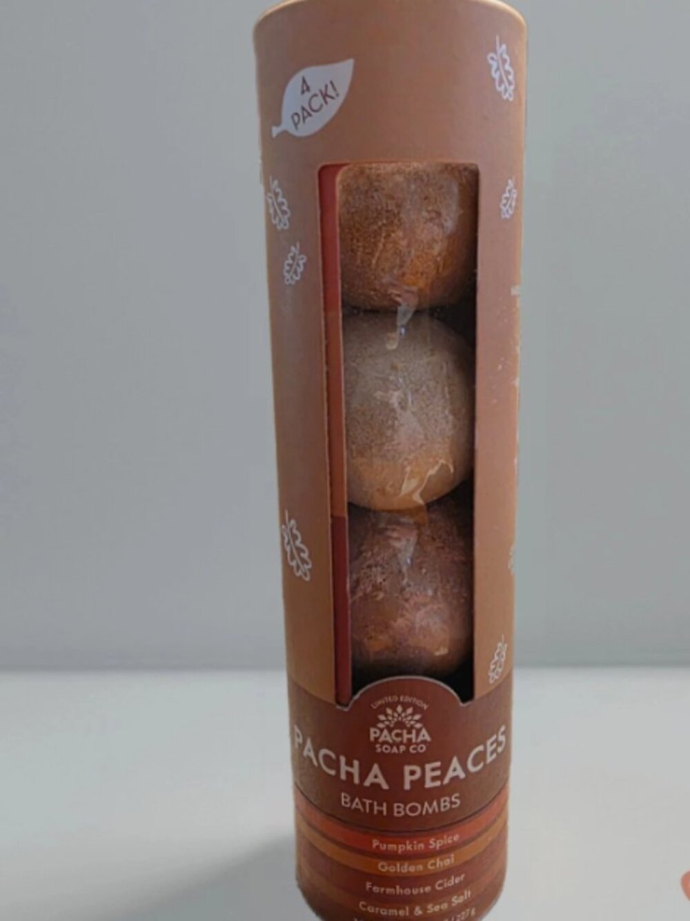 Pacha Peaches Fall Froth Bath Bombs
